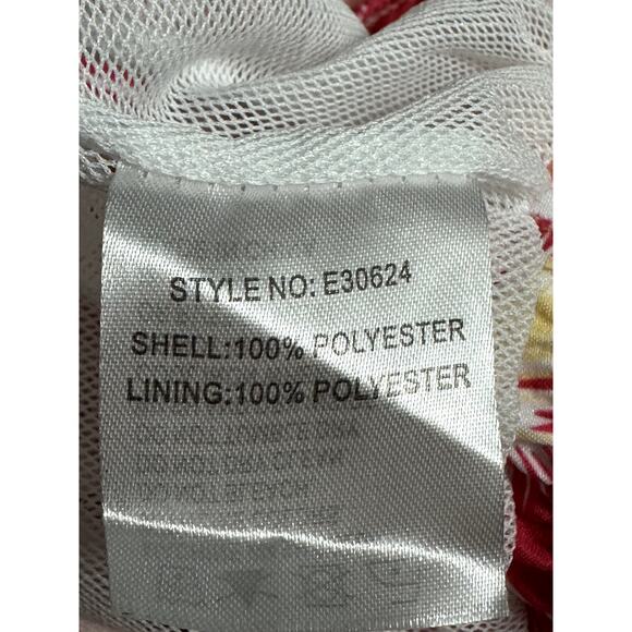 The Endless Summer Swim Trunks Elastic Waistband Quick Dry Floral Pink M L NWT - Picture 9 of 9